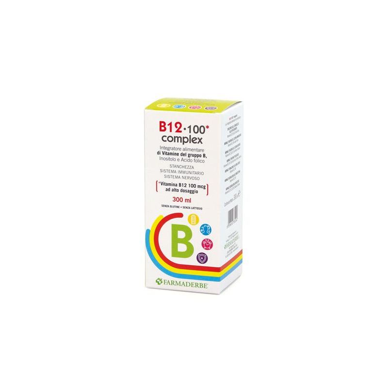 Farmaderbe B12 Complex Supplement 100% Vegan - 300ml