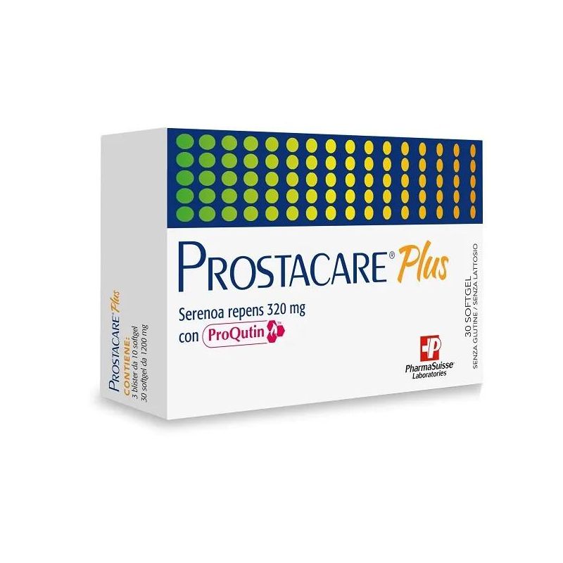 Prostacare Plus - Supplemento per la Salute Prostatica, 30 Soft Gel