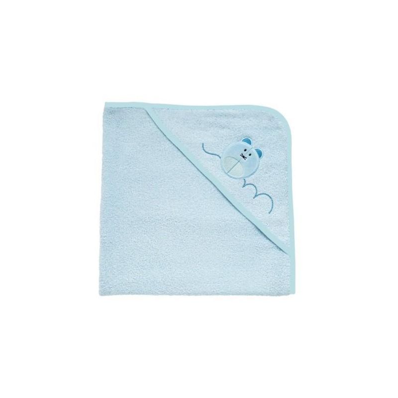 Spugna Chicco Quadrato Azzurra a Forma di Topo per Neonati