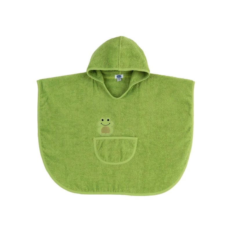 Chicco Poncho Accappatoio in Spugna per Bambini Verde