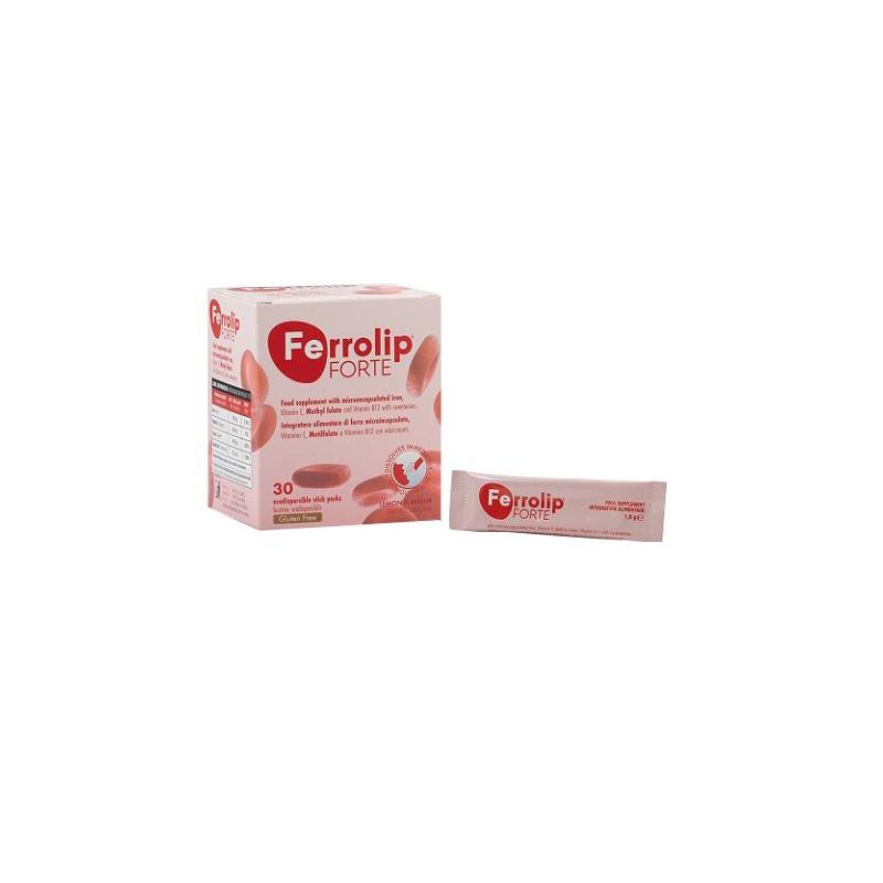 Ferrolip Forte Limone - 30 Bustine Stick da 1.8g