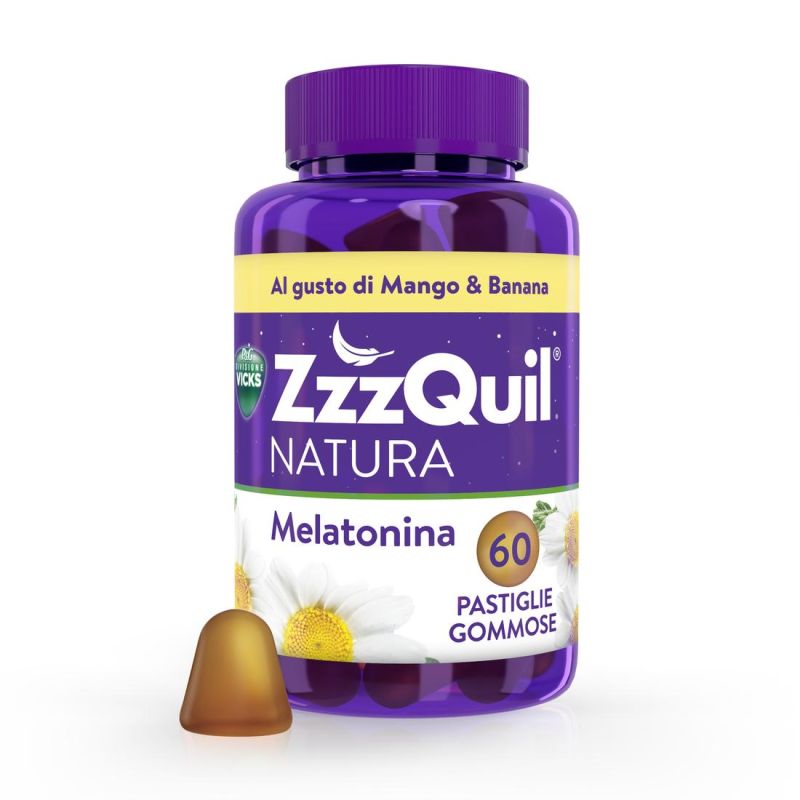 Gommose ZzzQuil Natura per il Sonno al Gusto di Mango e Banana - 60 Pezzi