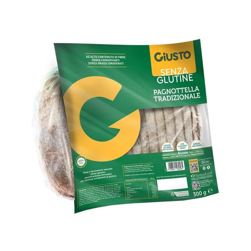 Pagnottella Senza Glutine Giusto - 300g