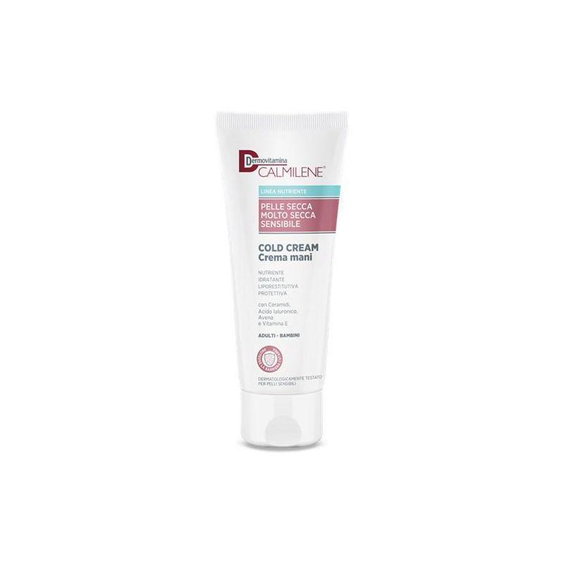 Dermovitamina Calmilene Crema Mani per Pelle Secca - Cold Cream 75ml