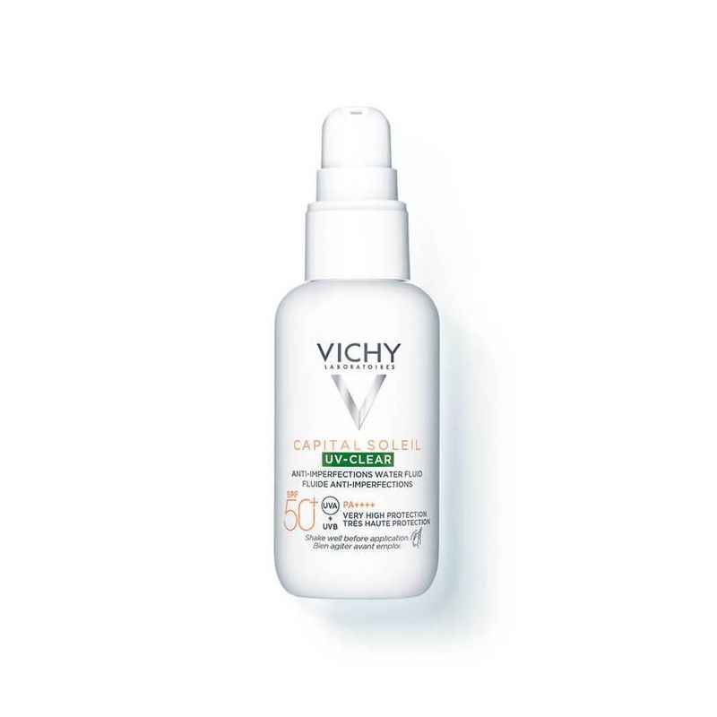 Vichy Capital Soleil 40ml SPF50+: Fluido UV-Clear Anti-Imperfezioni