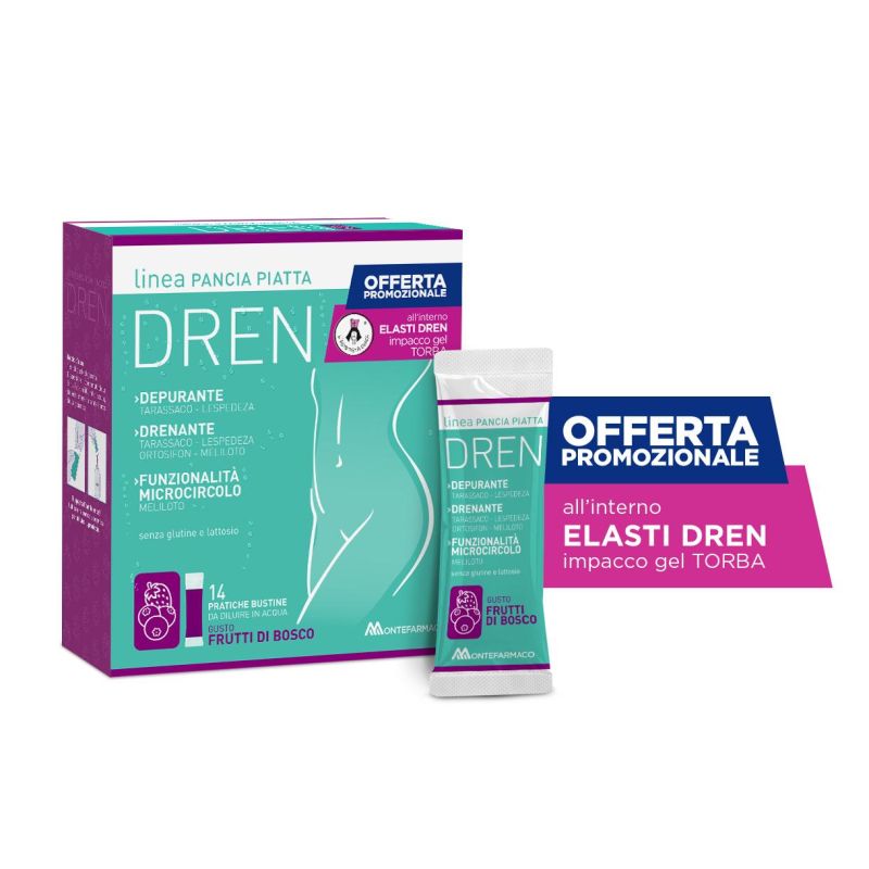 Pancia Piatta Drenante ai Frutti di Bosco in Stick Pack da 14 Bustine