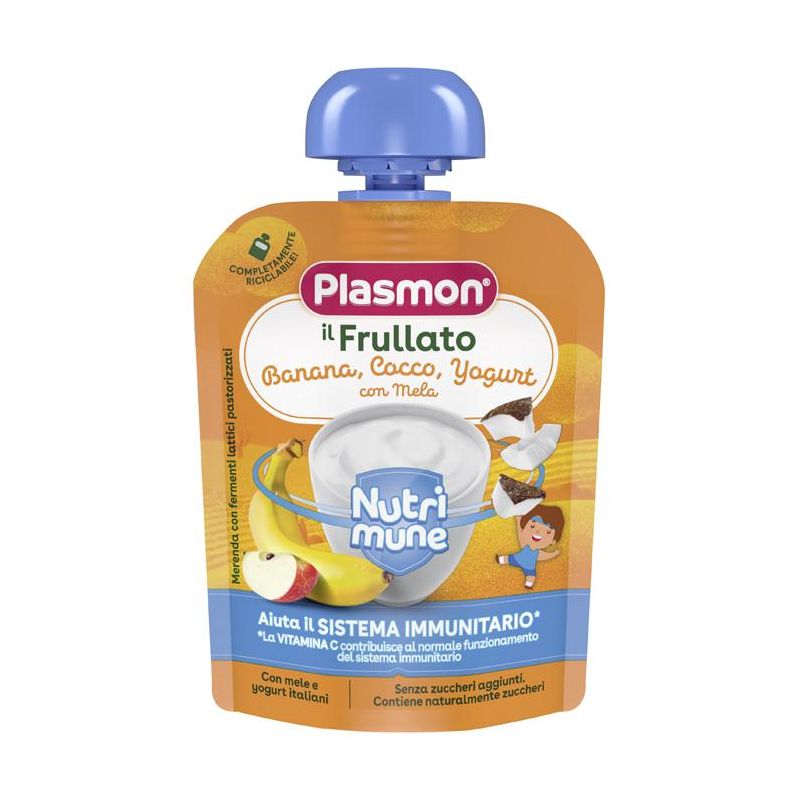 Plasmon Nutrimune Smoothie di Banana, Cocco e Yogurt