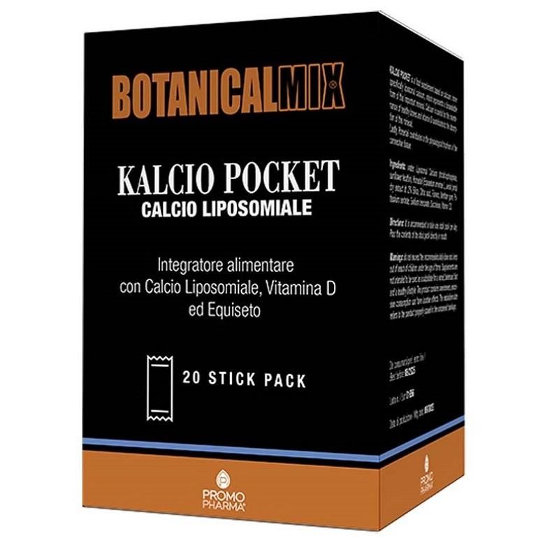 Calcio Botanico in Stick Portatile da 20 Pezzi - Mix Botanico