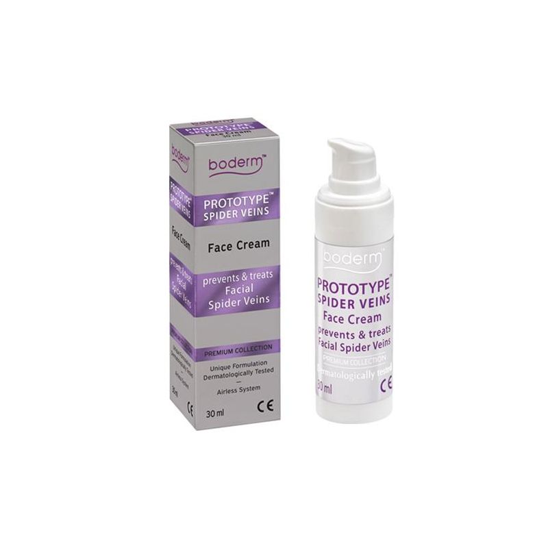 Boderm Prototype Crema Viso 30ml per Vene del Ragno e Teleangectasie