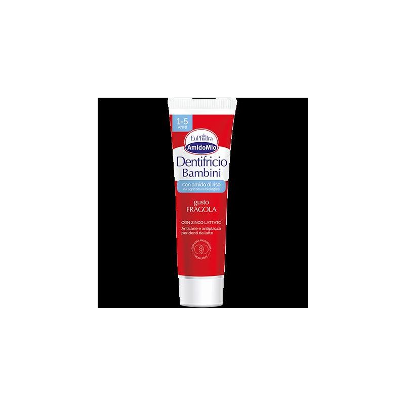Dentifricio Euphidra Amidomio Fragola 50ml per Bambini 1-5 Anni