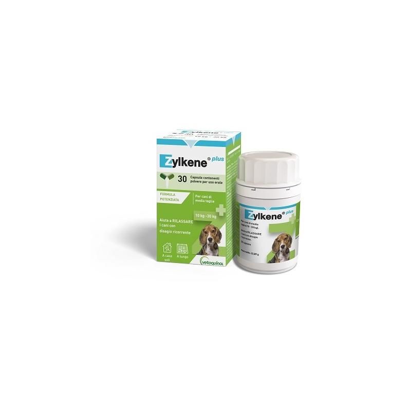 Zylkene Plus - Alimento Complementare in Capsule per Cani da 10-30 kg