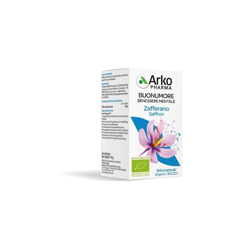 Arkopharma Bio Zafferano BuonUmore - 30 Capsule