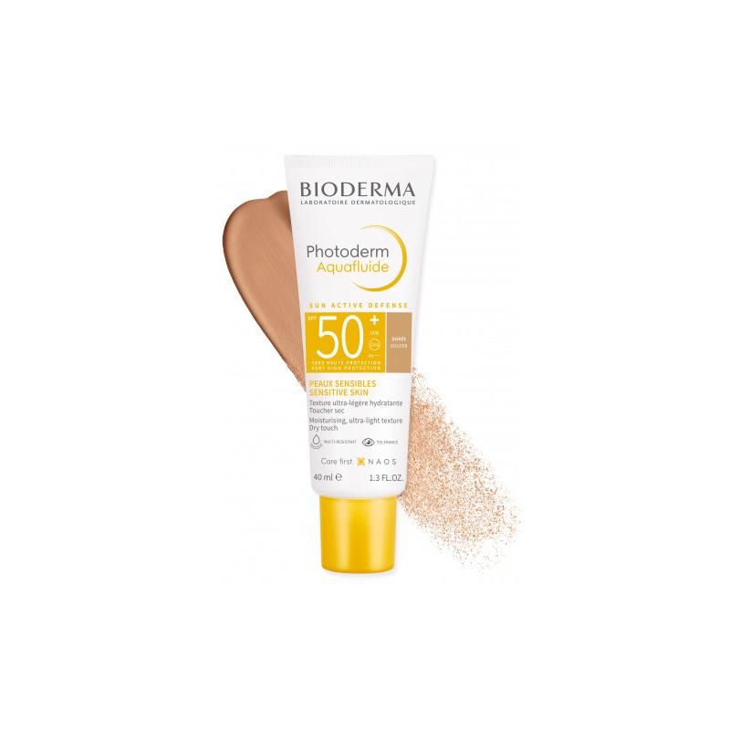 Bioderma Photoderm Aquafluide SPF50+ con Nuance Dorata 40ml