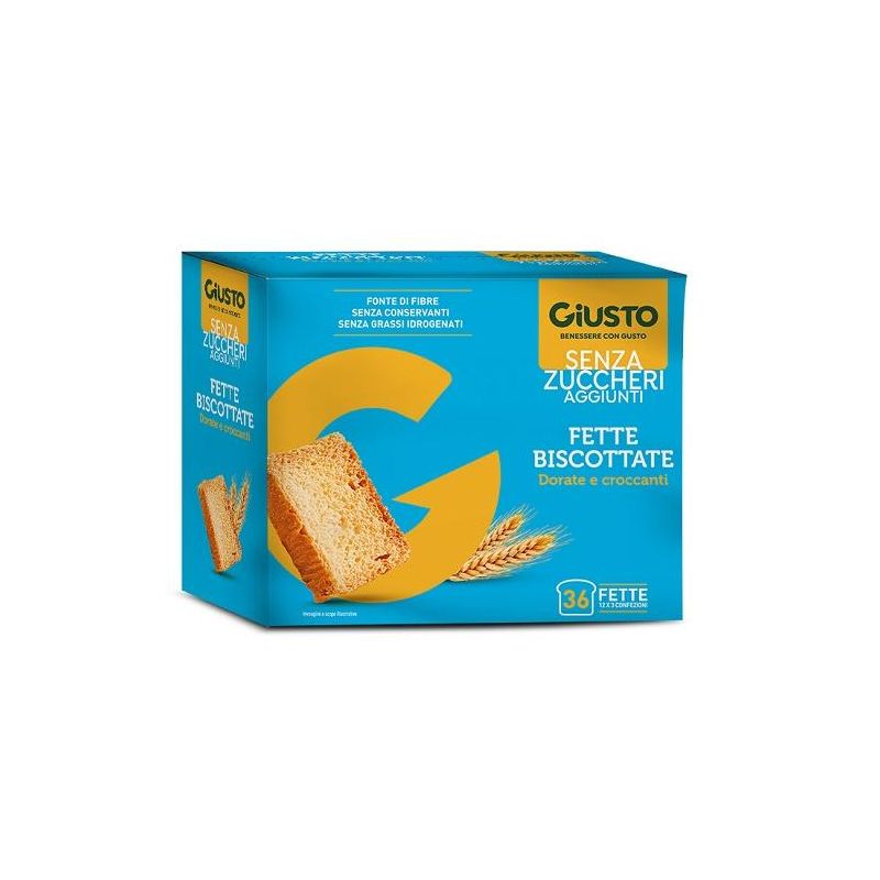 Fette Biscottate Giusto Senza Zuccheri Aggiunti - 300g