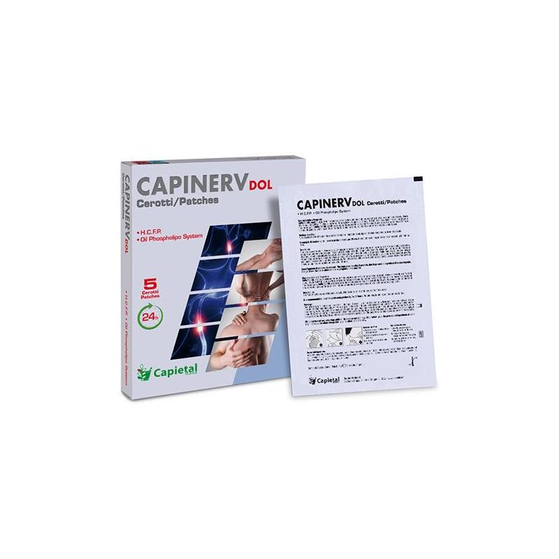 Capinerv Dol - Cerotti Antidolore, Confezione da 5 Pezzi
