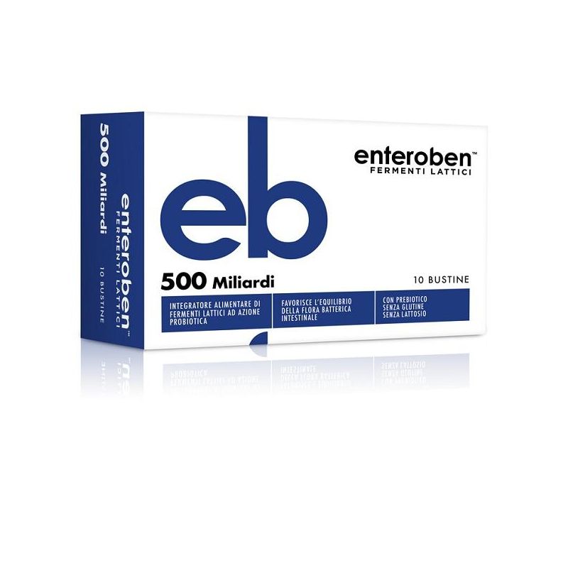 Enteroben Probiotico 500 Miliardi - 10 Stick Monodose