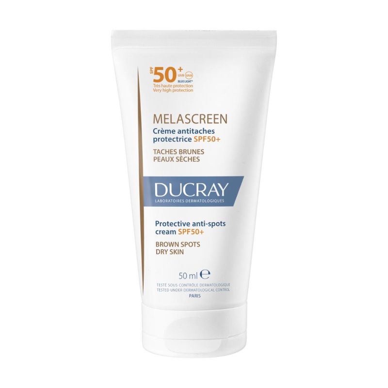 Ducray Melascreen Crema Protettiva SPF50+ Anti-Macchie, 50ml