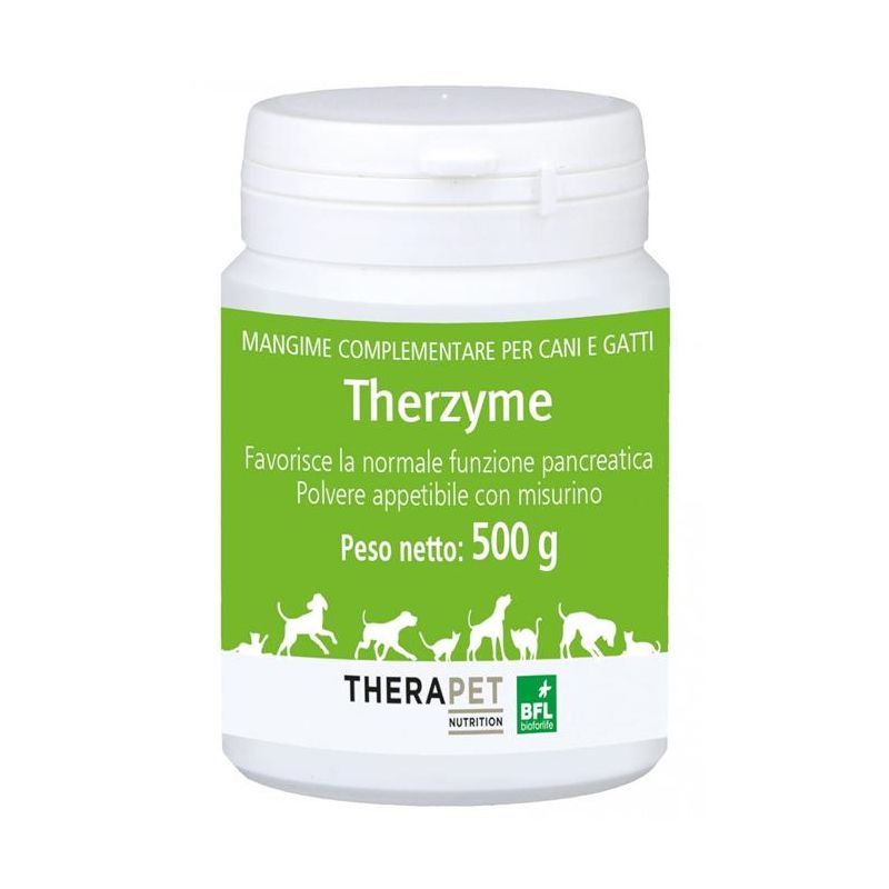 TheraPet Therzyme In Polvere Con Misurino Per Cani/Gatti 500g