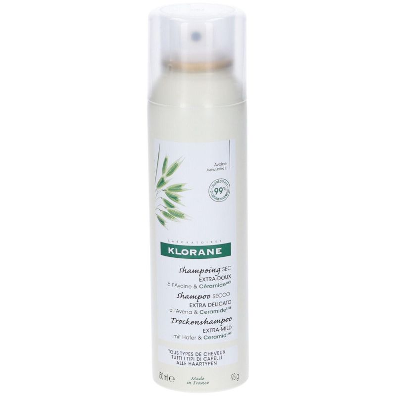 Klorane Shampoo Secco Extra-Delicato all'Avena e Ceramide 150ml