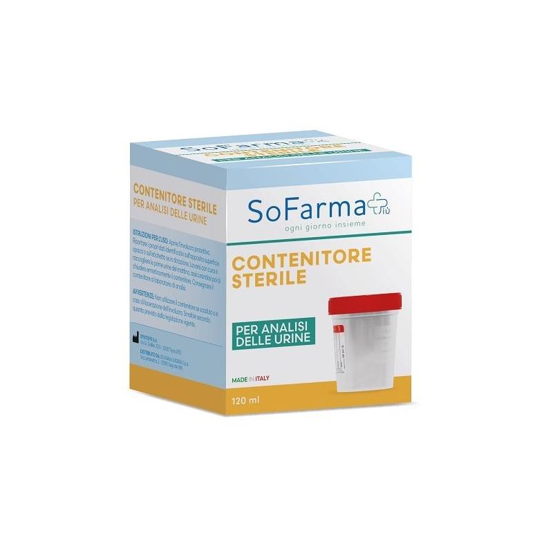 Sofarmapi Contenitore Sterile da 120ml per Campioni di Urina