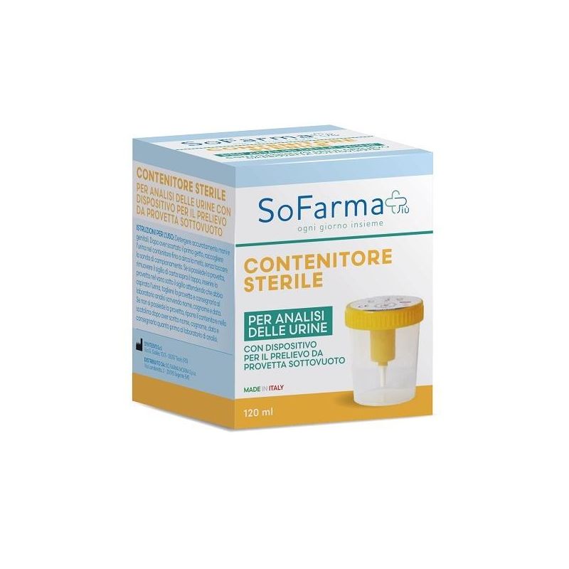 Sofarmapi Contenitore Sterile da 120ml per Urine