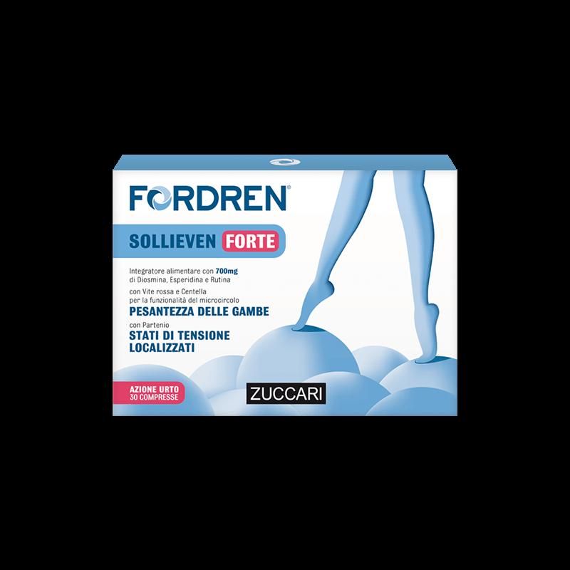 Zuccari Fordren Sollieven Forte - Integratore Alimentare, 30 Compresse