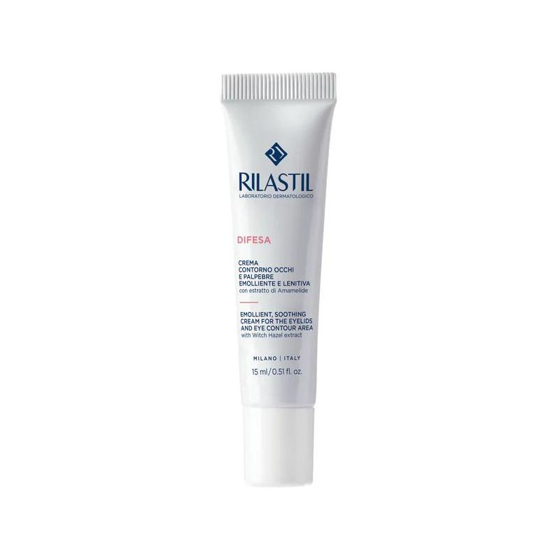 Crema Emolliente e Lenitiva per Contorno Occhi e Palpebre Rilastil Difesa - 15ml