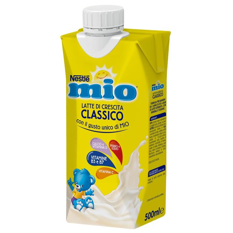 Nestl√© Mio Latte di Crescita Classico, 500ml - Nutrizione Essenziale per Bambini.