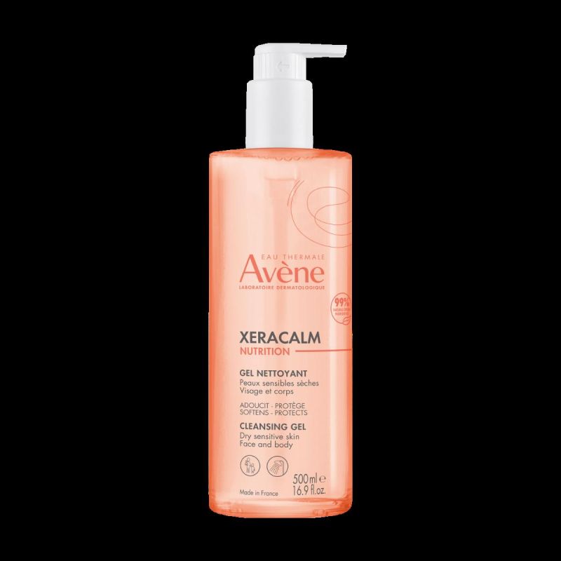Gel Detergente Nutriente Xeracalm Avène per Pelle Secca - 500ml