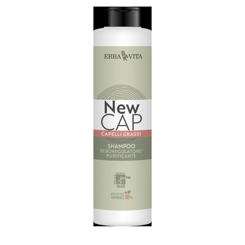 Erba Vita Shampoo Rigenerante per Capelli Grassi, 250ml