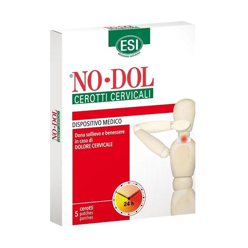 Esi No Dol - Cerotti Cervicali Antidolore, Confezione da 5 Pezzi