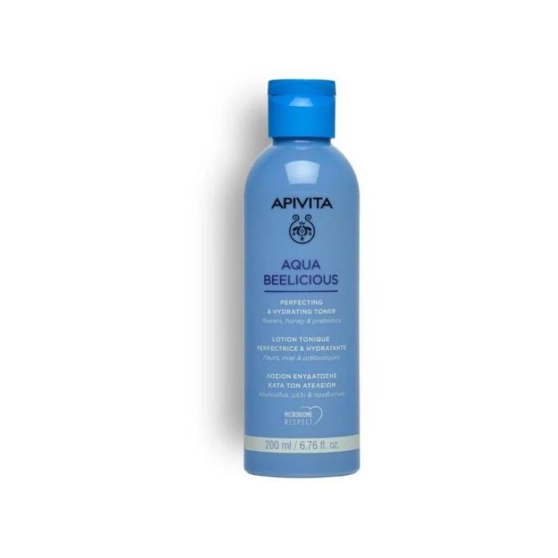 Apivita Aqua Beelicious - Tonico Idratante e Perfezionatore della Pelle, 200ml