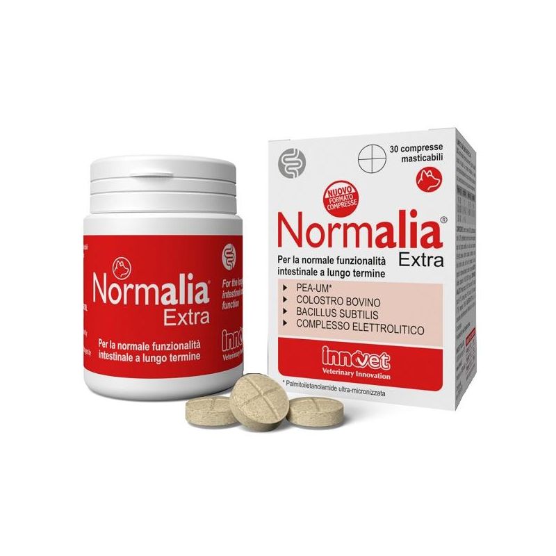 Innovet Normalia Extra - 30 Compresse Masticabili per Cani e Gatti