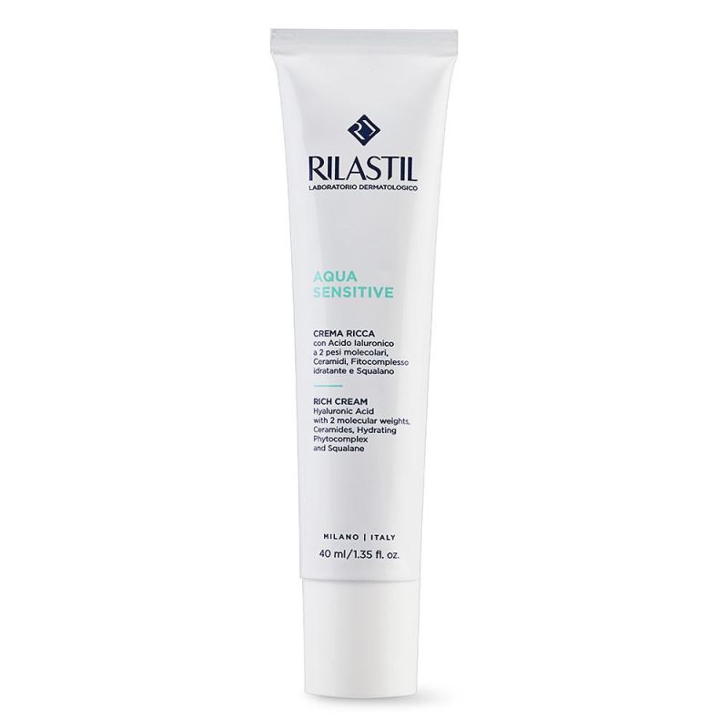 Rilastil Aqua Crema Viso Ricca Sensitiva - 40ml