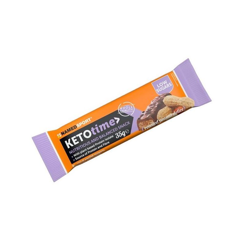 Barretta Proteica Named Sport Ketotime con Arachidi Tostate, 35g