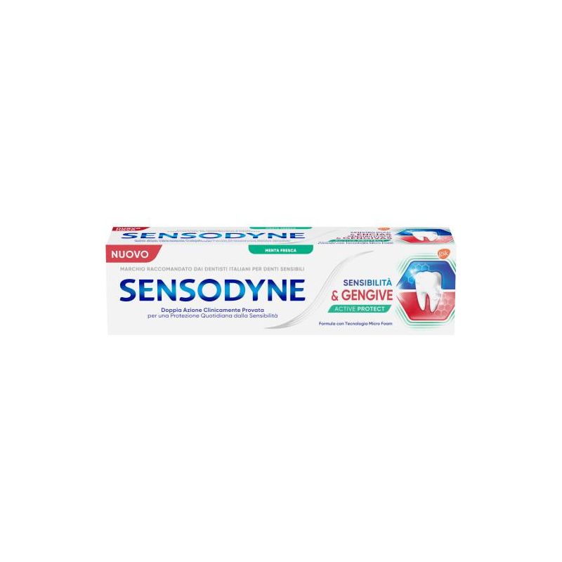 Sensodyne Active Protect Dentifricio per Sensibilit√† e Salute delle Gengive - 75ml