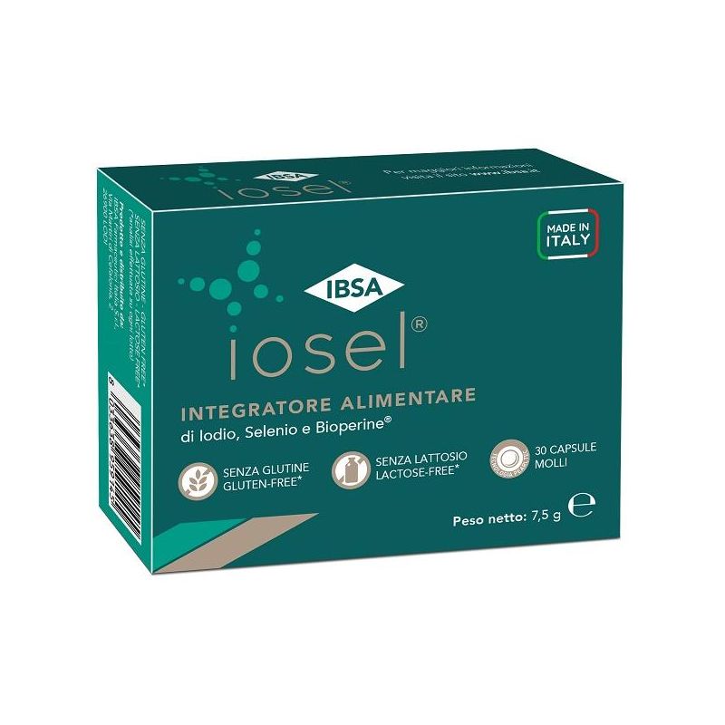 Ibsa Iosel - Integratore Alimentare in Capsule Molli, 30 Pezzi