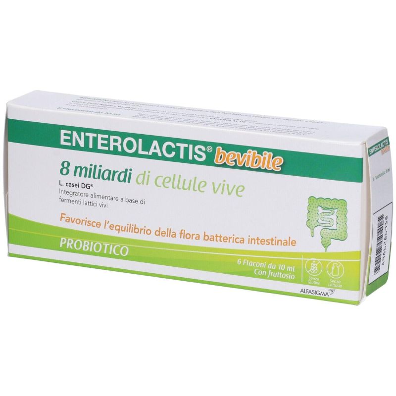 Enterolactis Bevibile 6 Flaconcini 10ml