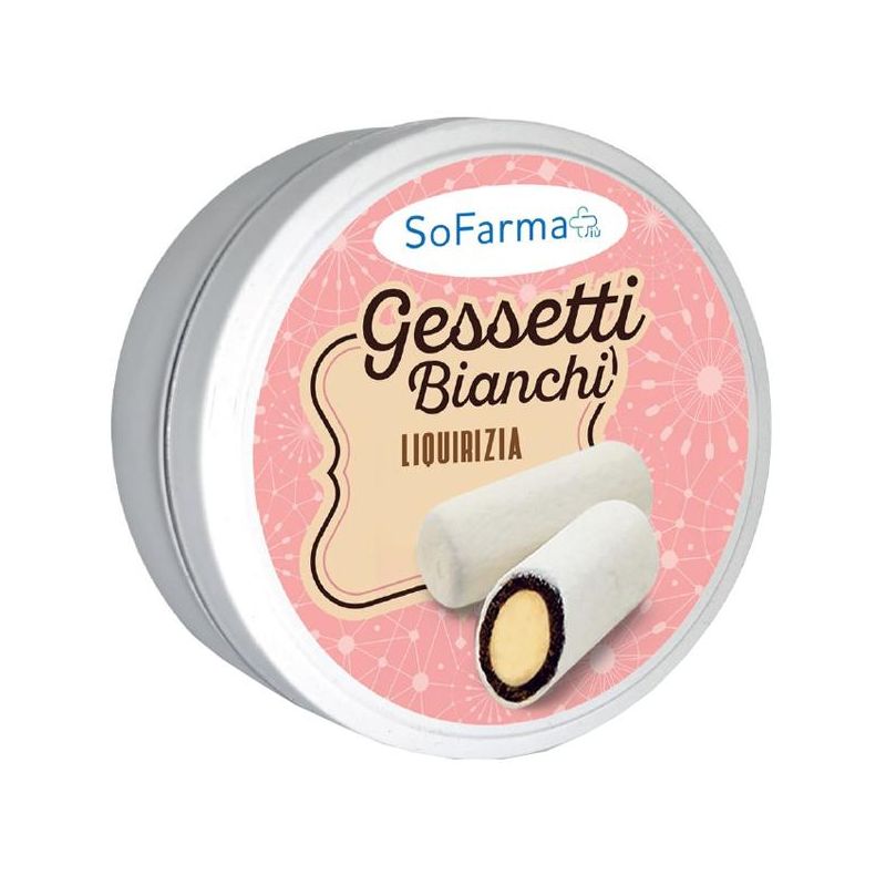 Caramelle alla Liquirizia Bianche Sofarmapi - Confezione da 40g
