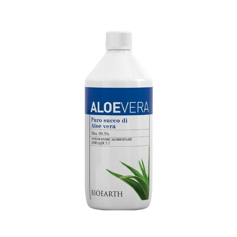 Bioearth Puro Succo di Aloe Vera Biologico 1000 ml