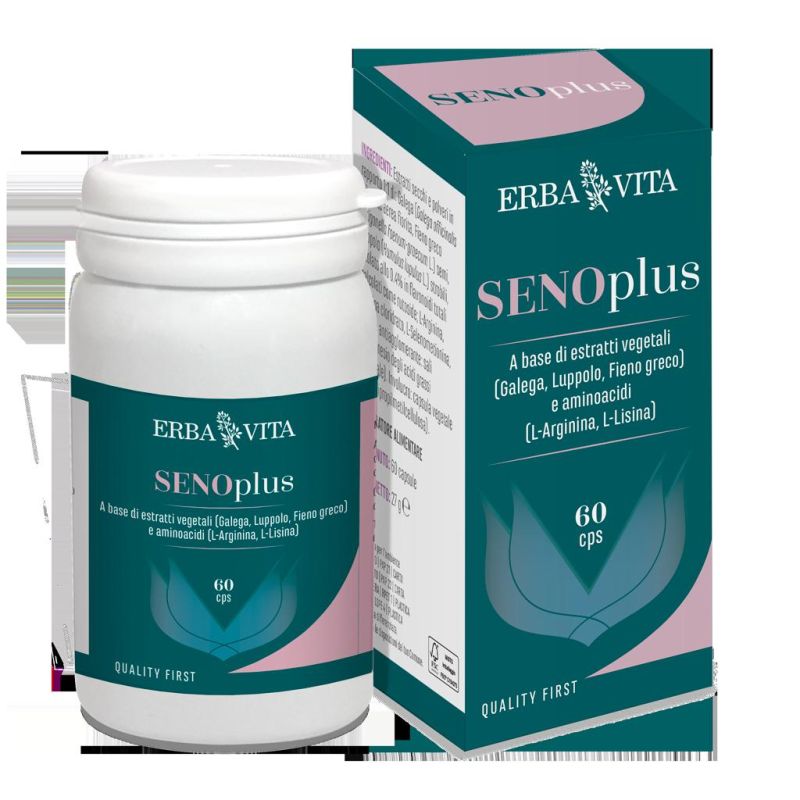 Erba Vita Seno Plus - Integratore Alimentare, 60 Capsule