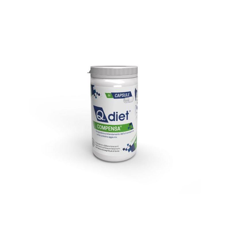 Q.Vet Q. Diet Compensa Integratore Per Cani/Gatti 120 Capsule