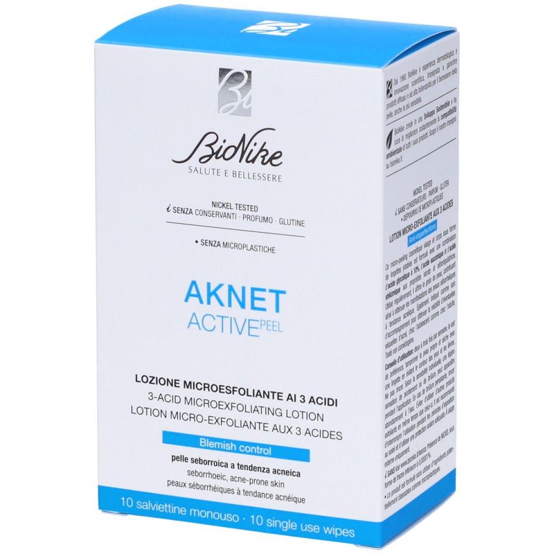Aknet Peeling 10 Salviettine Monouso