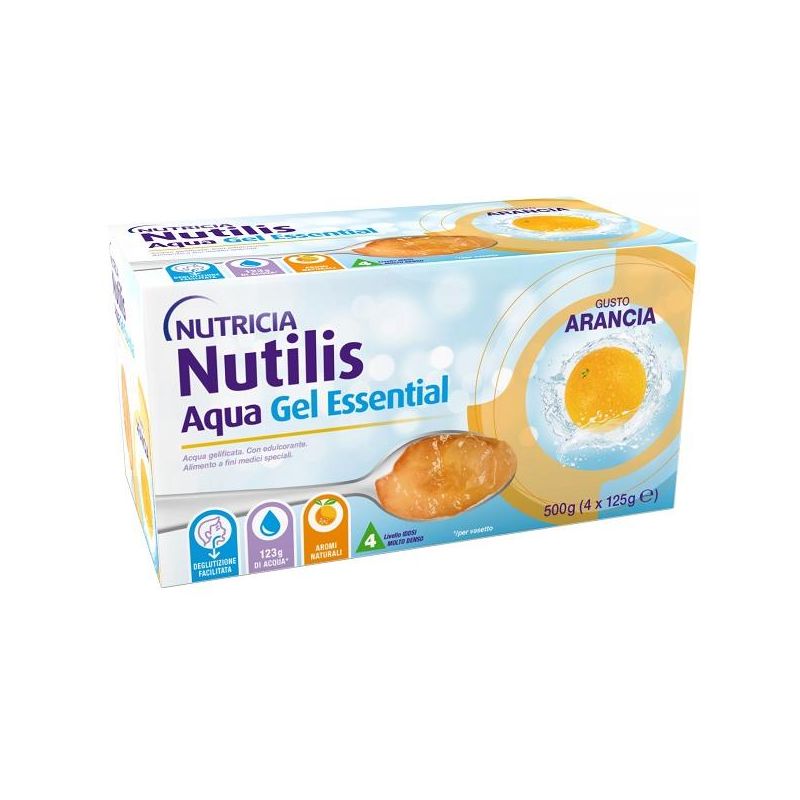 Nutricia Nutilis Aqua Essential Gel Arancia 4x125g