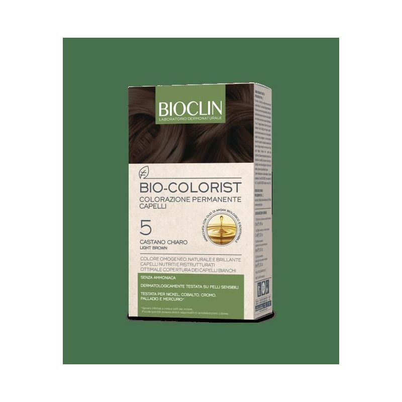Bioclin Bio Colorist N.5 Castano Chiaro - Colorazione Permanente Naturale