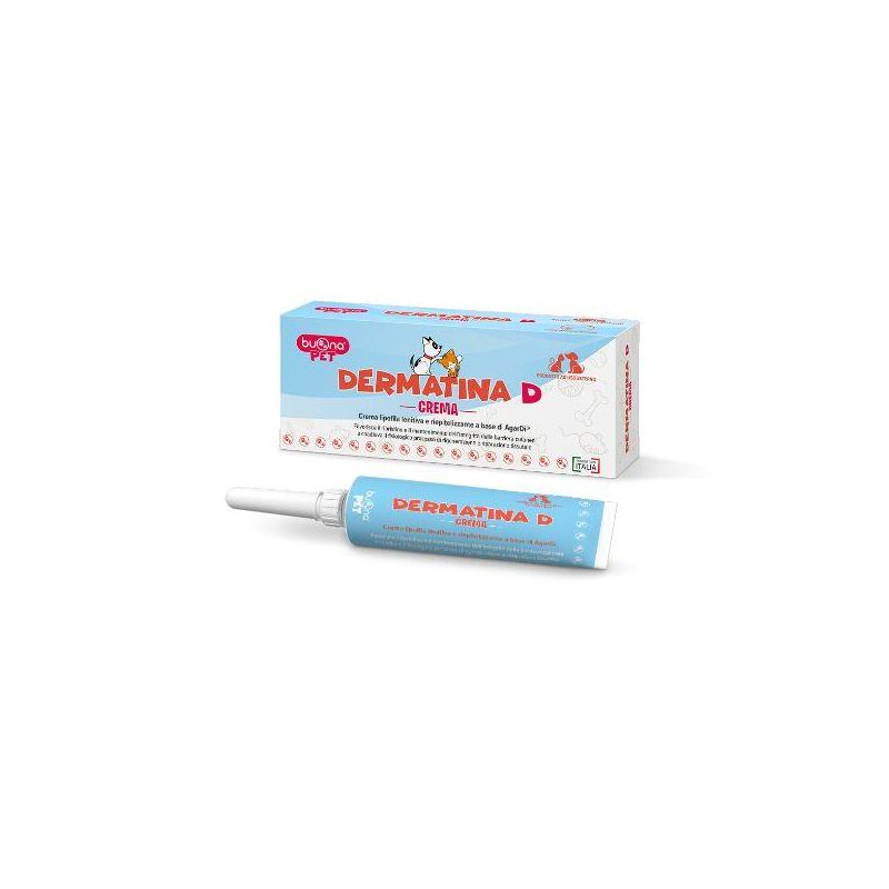 Buonapet Dermatina D: Crema Lenitiva Lipofila per Cani e Gatti, 30ml