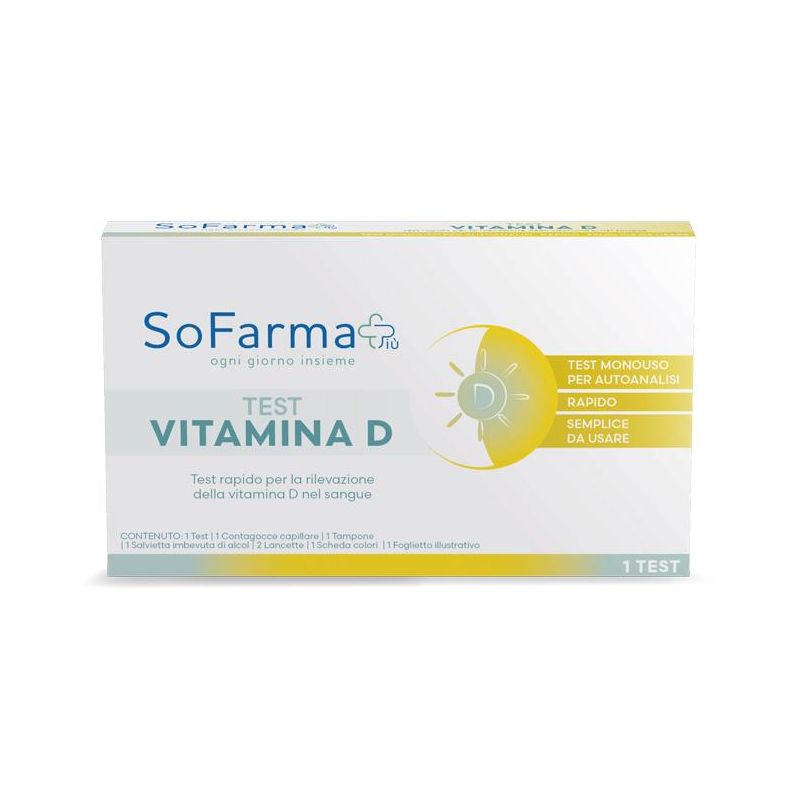 Sofarmapi Kit Test Autodiagnostico per la Vitamina D