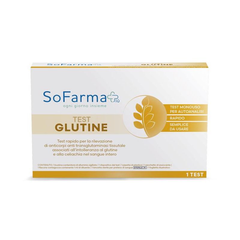 Sofarmapi√π Test di Autodiagnosi per Intolleranza al Glutine