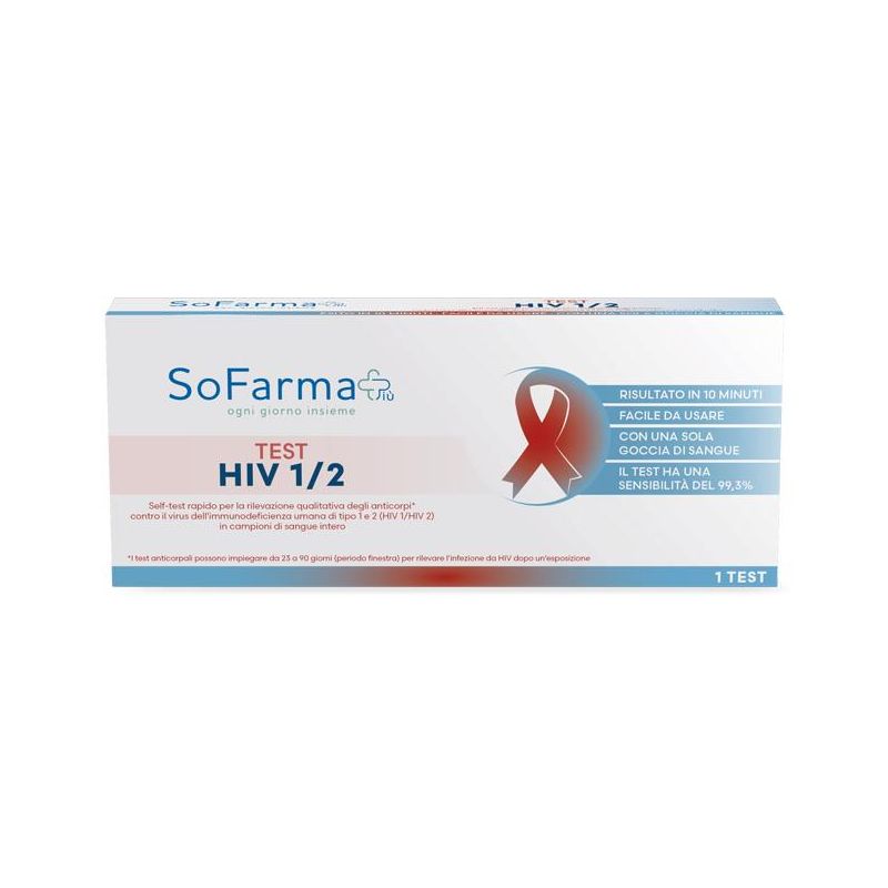 SofarmaPiu Auto-Diagnostic Test Kit per HIV 1/2