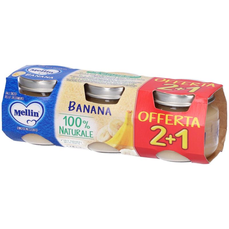 Mellin Omogeneizzato Alla Banana 3x100g